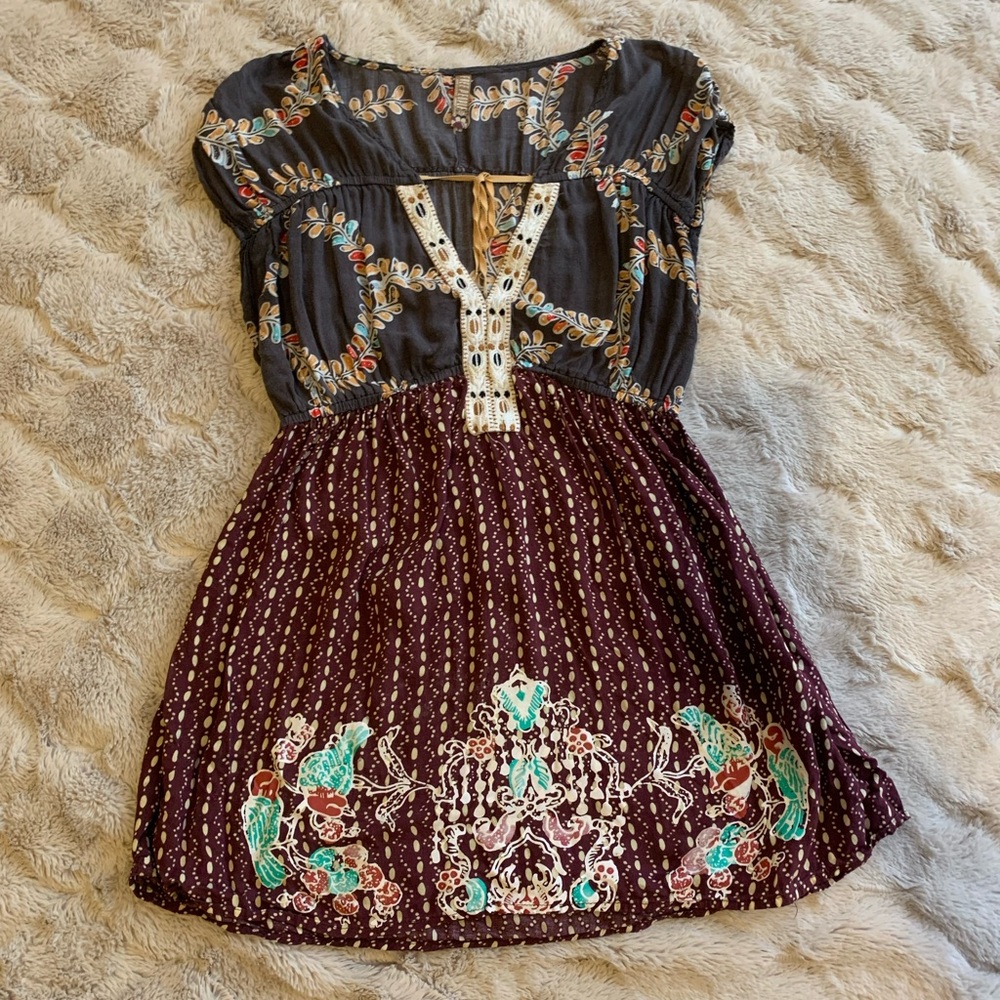 Free People tie front top